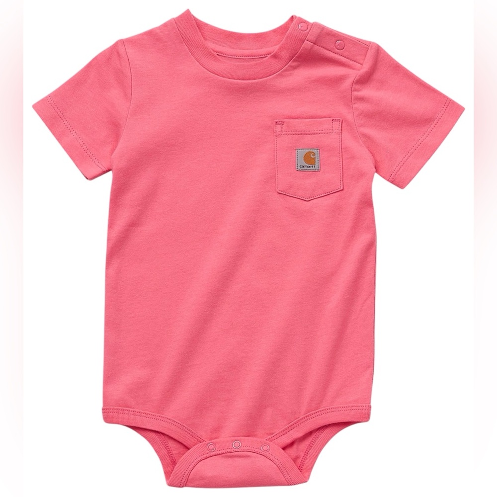 Carhartt Short-Sleeve Pocket Bodysuit Sz 18 mos